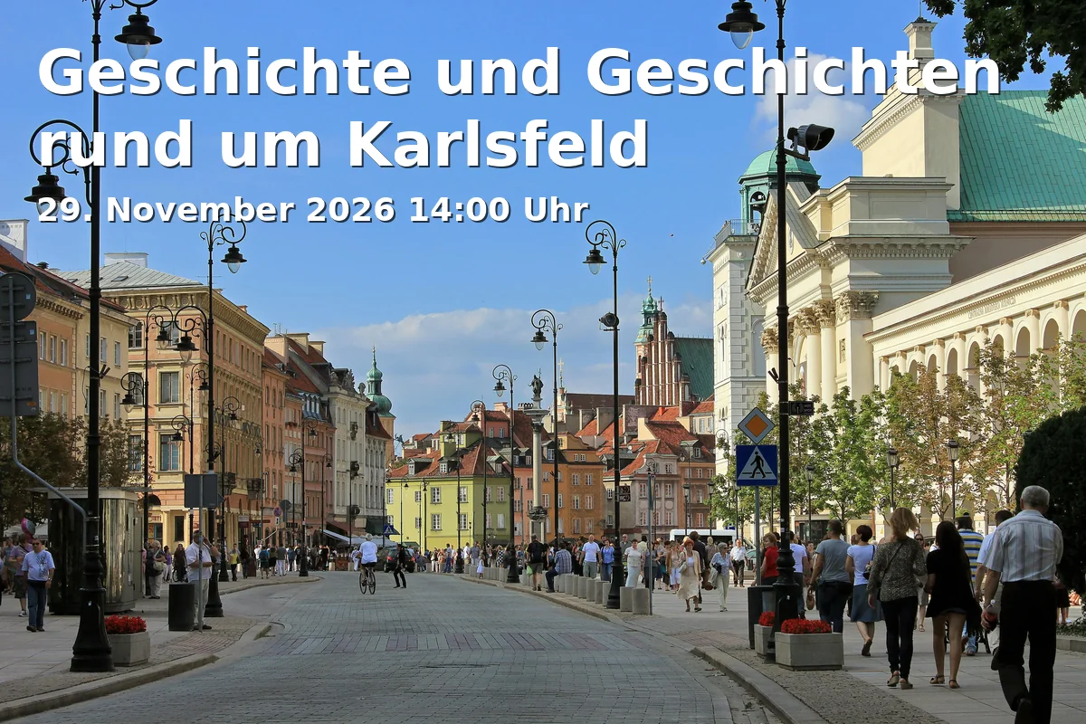 Event: History and Stories Around Karlsfeld