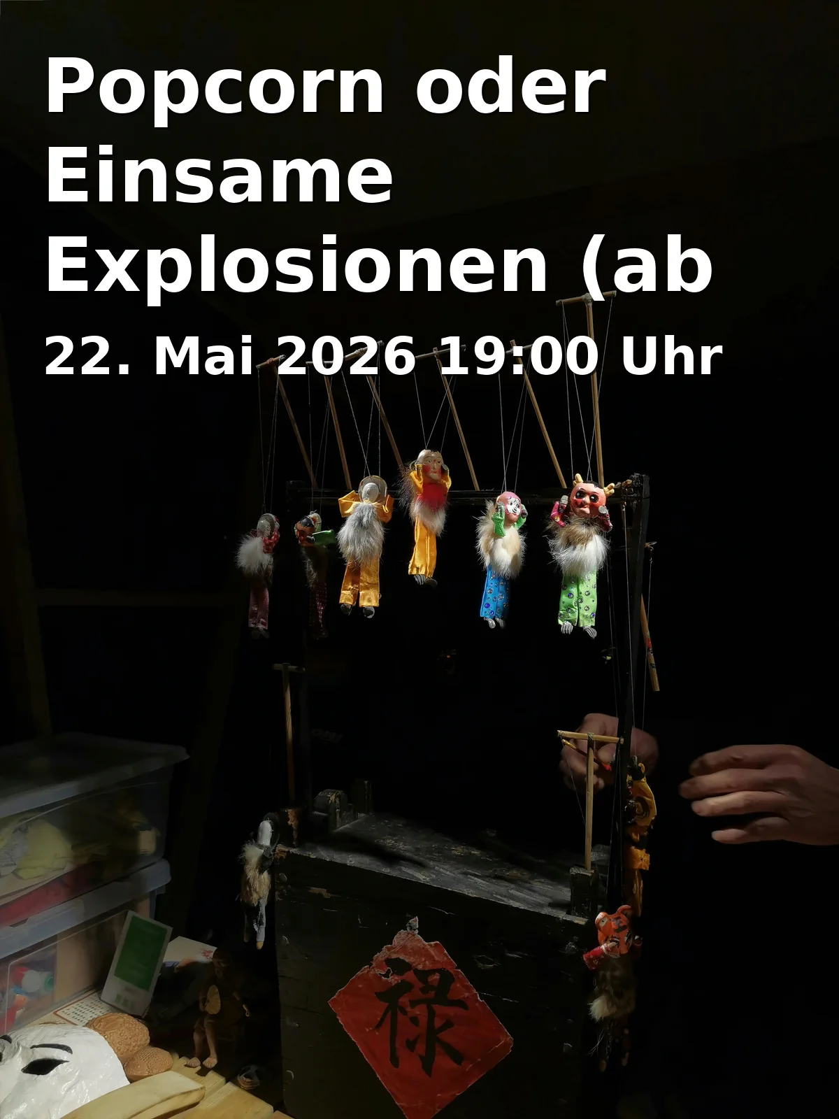 Event: Popcorn or Lonely Explosions (from 13) - Young Theater Augsburg