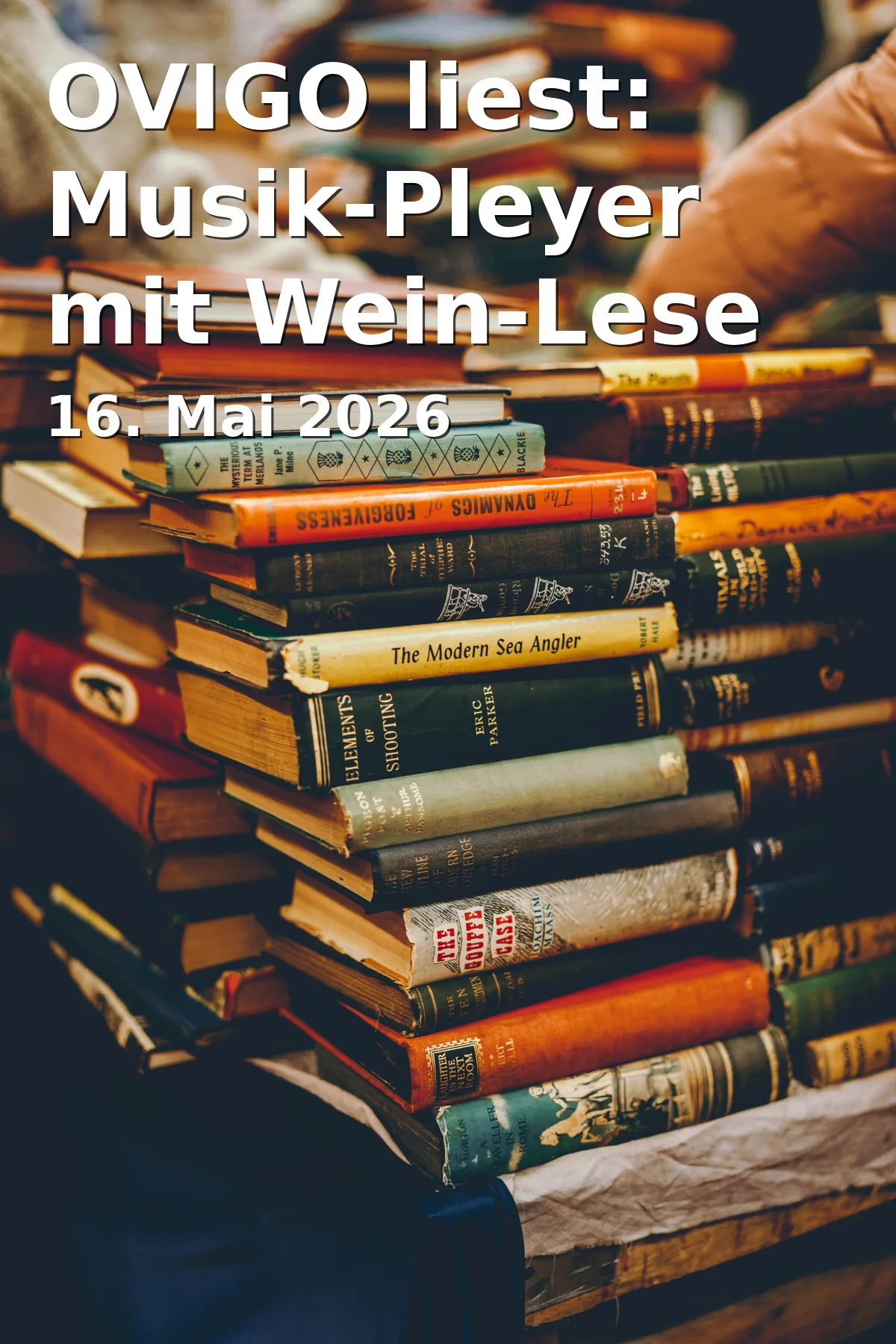 Event: OVIGO reads: Music Player with Wine Reading in Regionalbibliothek Weiden, Postplatz 2, 92637 Weiden on 16. May 2026