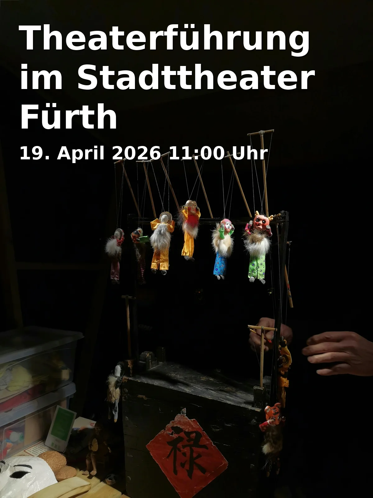 Event: Theaterführung im Stadttheater Fürth in Stadttheater Fürth, Königstraße 116, 90762 Fürth on 19. April 2026