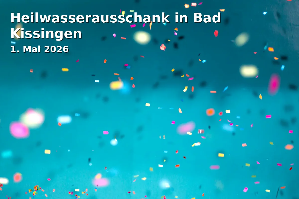 Event: Healing Water Distribution in Bad Kissingen