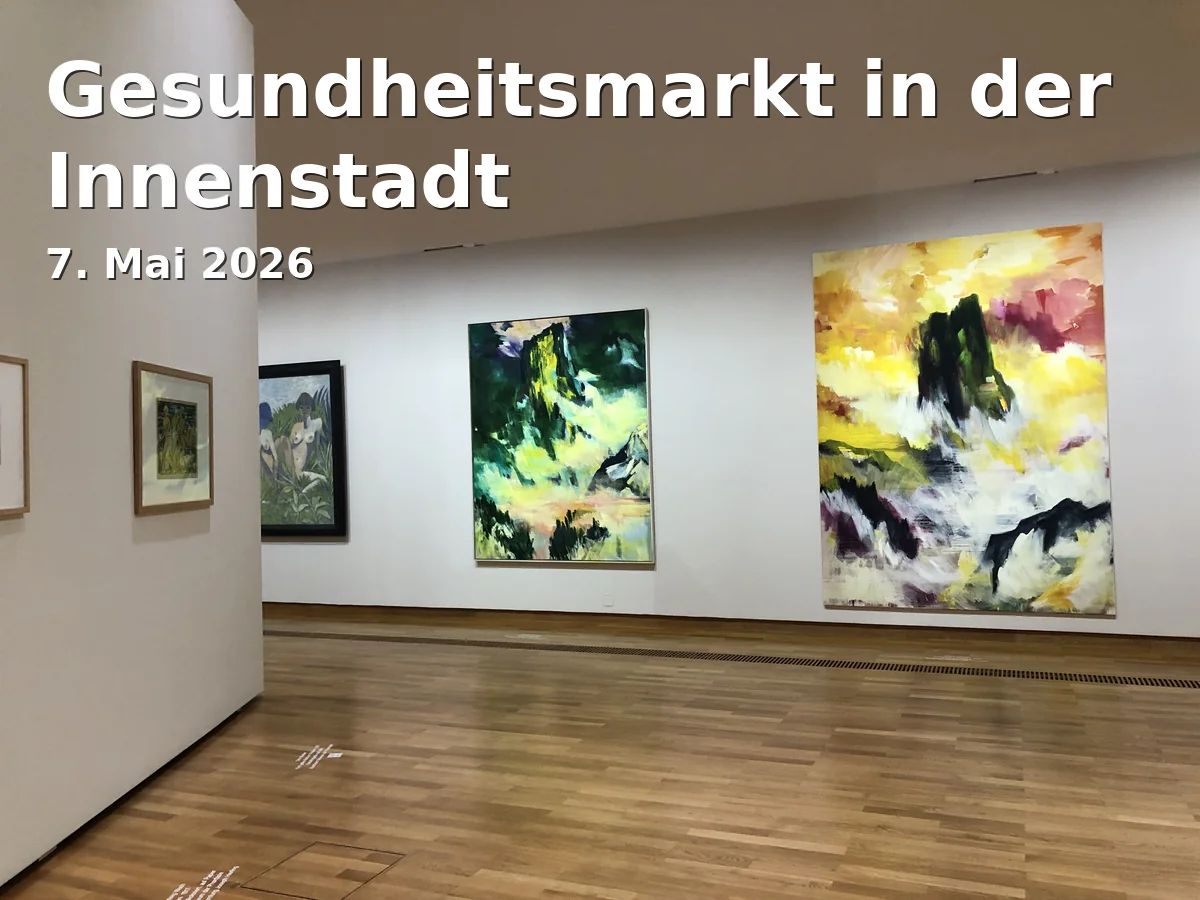 Event: Gesundheitsmarkt in der Innenstadt