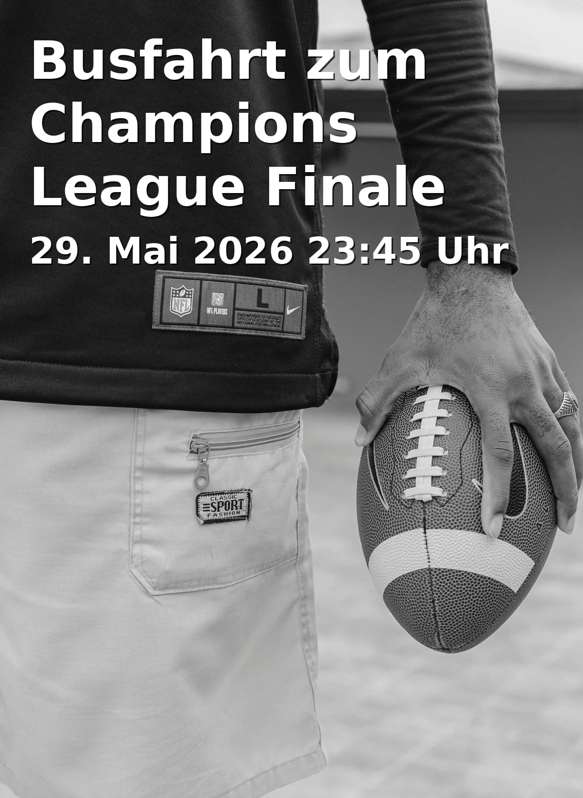 Busfahrt zum Champions League Finale nach Budapest