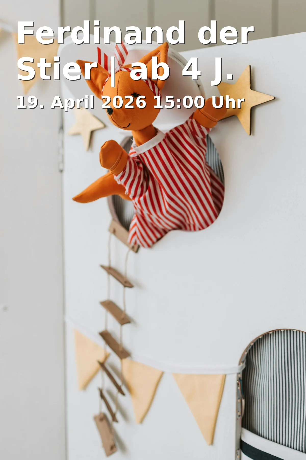 Event: Ferdinand the Bull | from 4 years. in Kulturforum Fürth, Würzburger Straße 2, 90762 Fürth on 19. April 2026