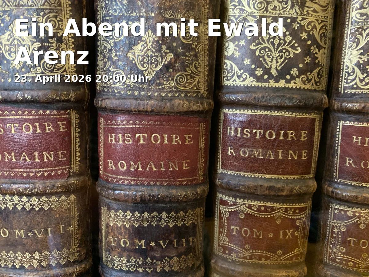 An Evening with Ewald Arenz