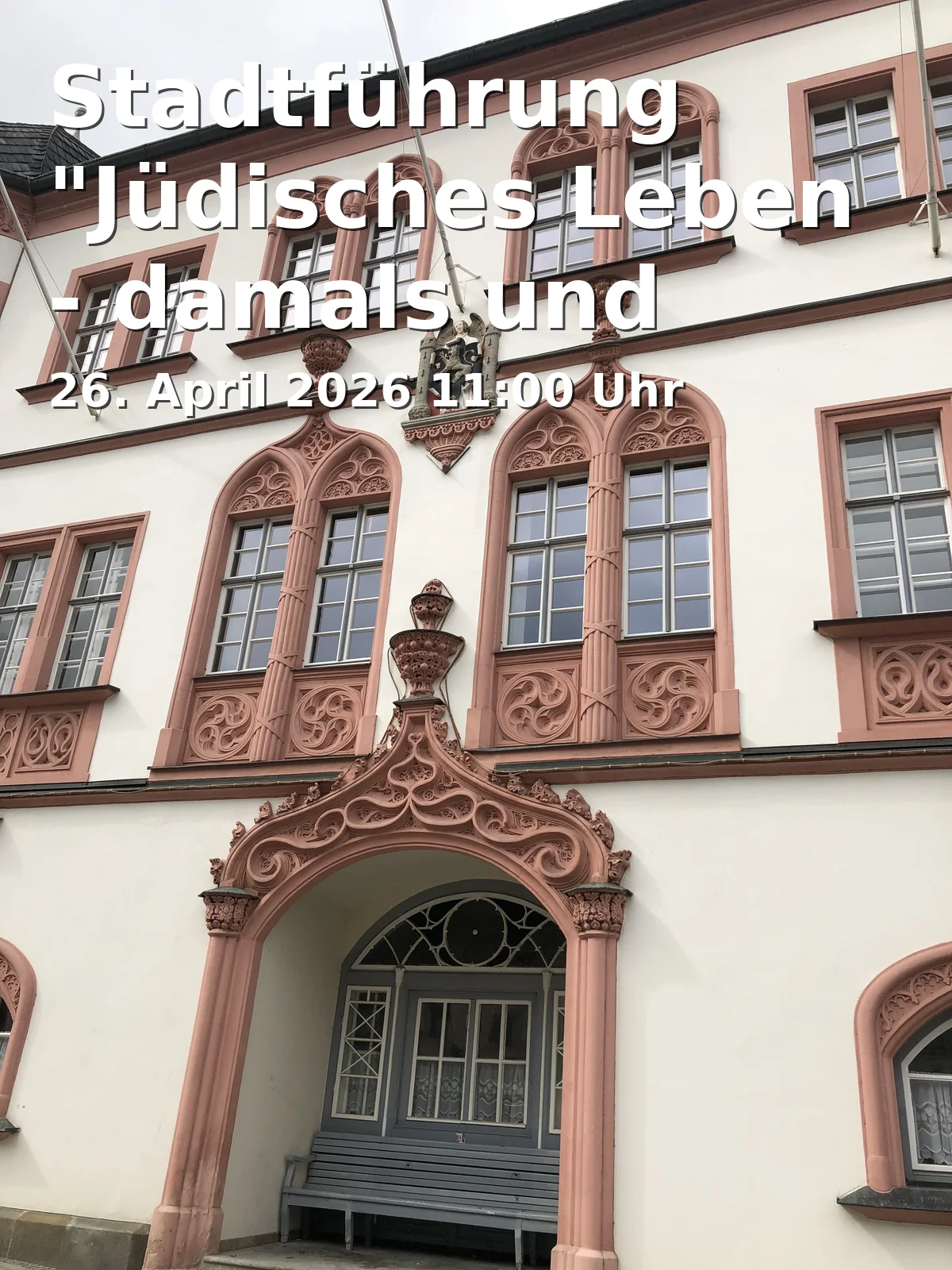 Event: City Tour "Jewish Life - Then and Now"