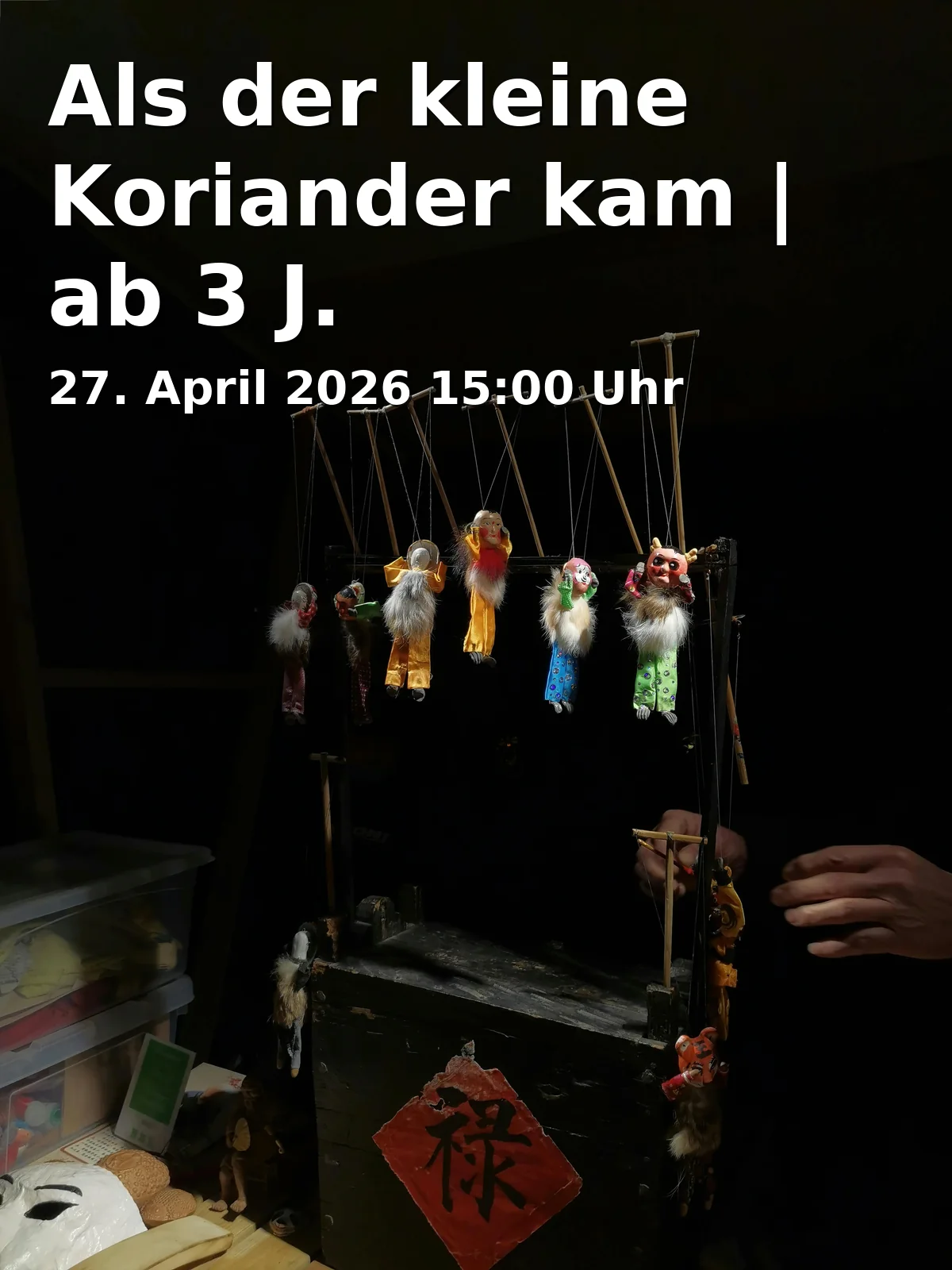 Event: When Little Coriander Came | from 3 years in Kulturforum Fürth, Würzburger Straße 2, 90762 Fürth on 27. April 2026
