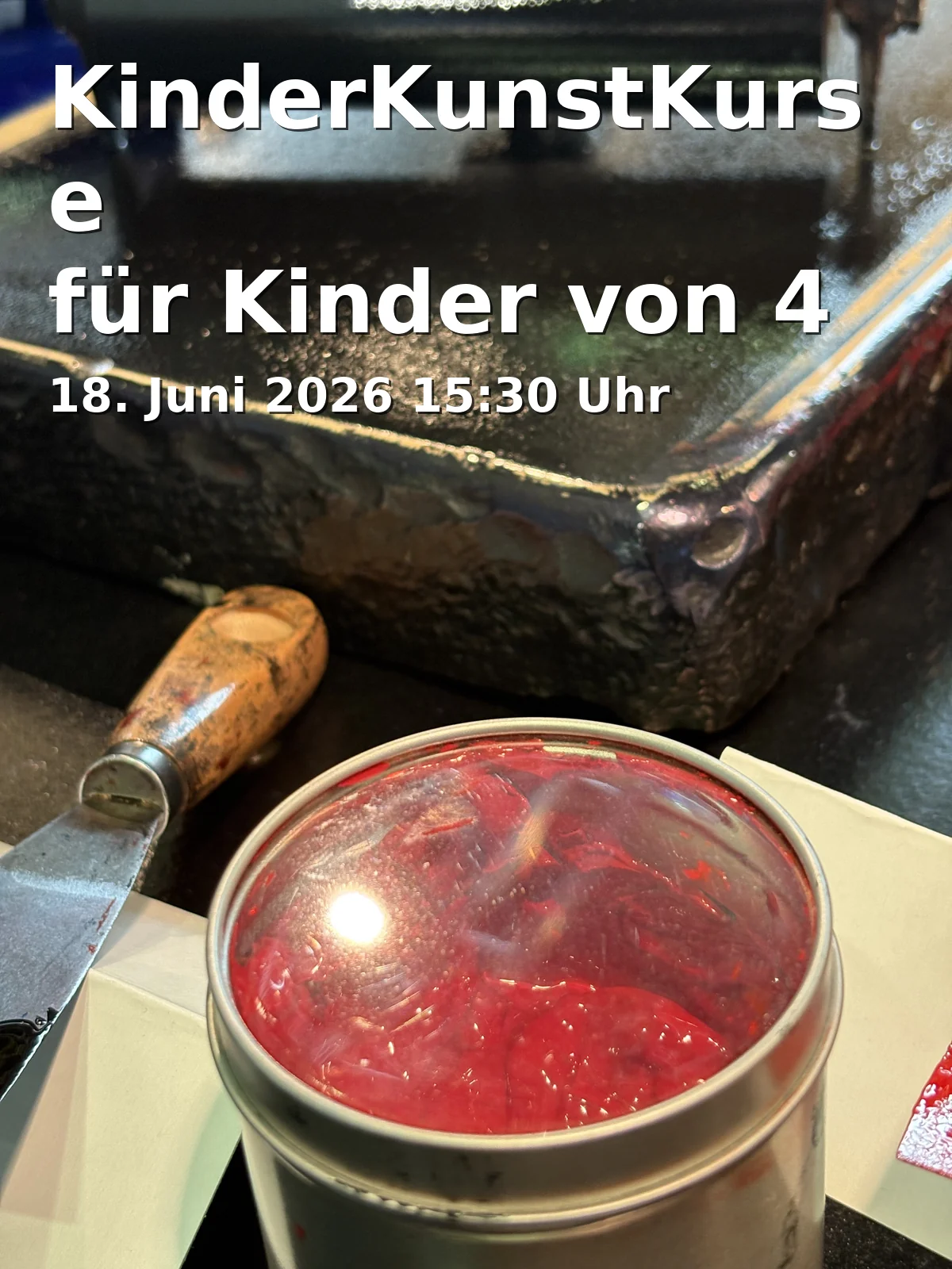 Event: KinderKunstKurse für Kinder von 4 bis 7 Jahre