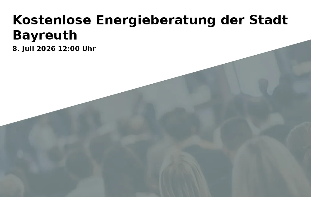 Event: Free Energy Consulting by the City of Bayreuth