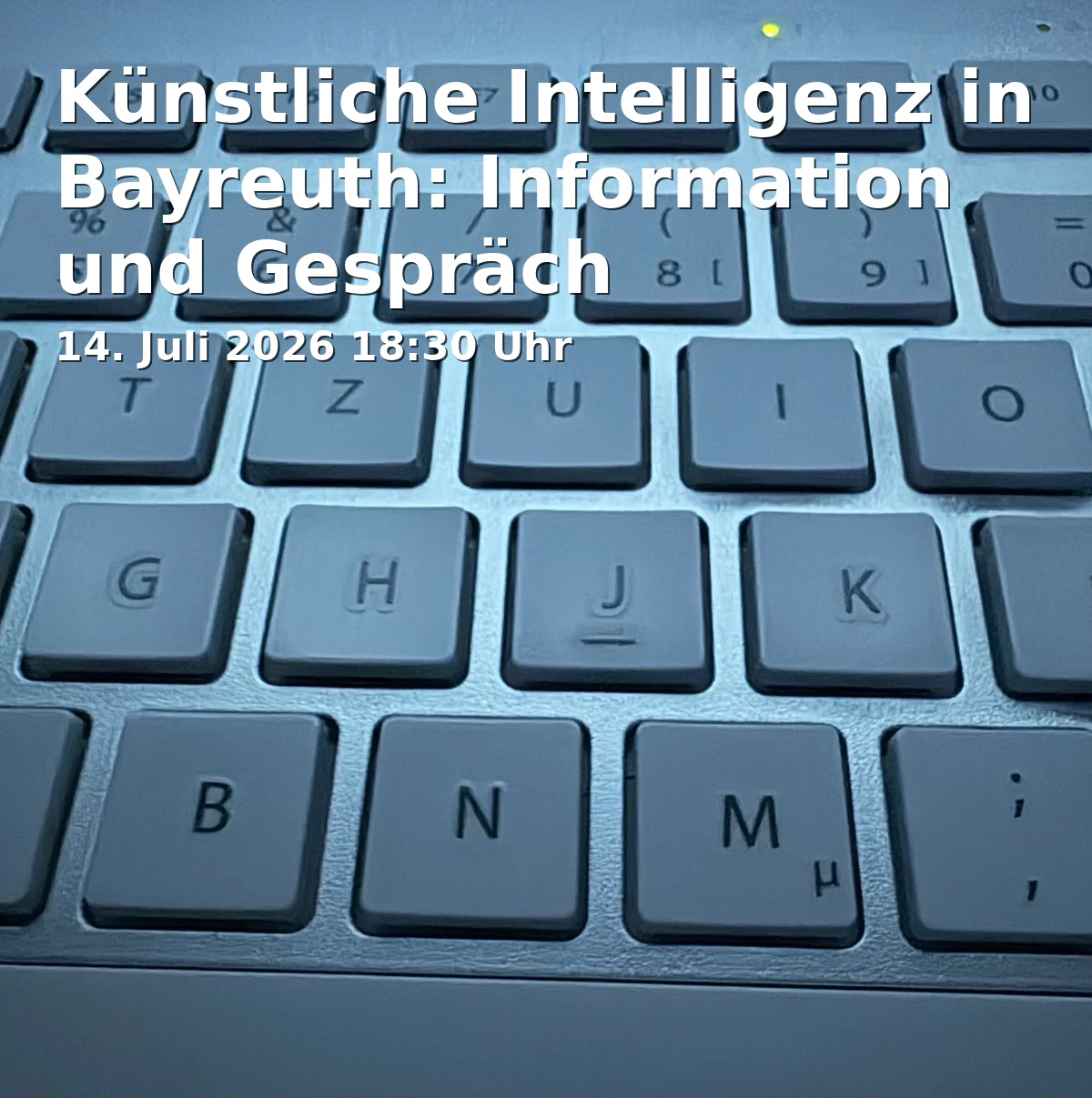 Event: Artificial Intelligence in Bayreuth: Information and Conversation in Evang. Familien-Bildungsstätte plus Mehrgenerationenhaus, Storchenhaus, Café Adebar, Ludwigstraße 29, 95444 Bayreuth on 14. July 2026