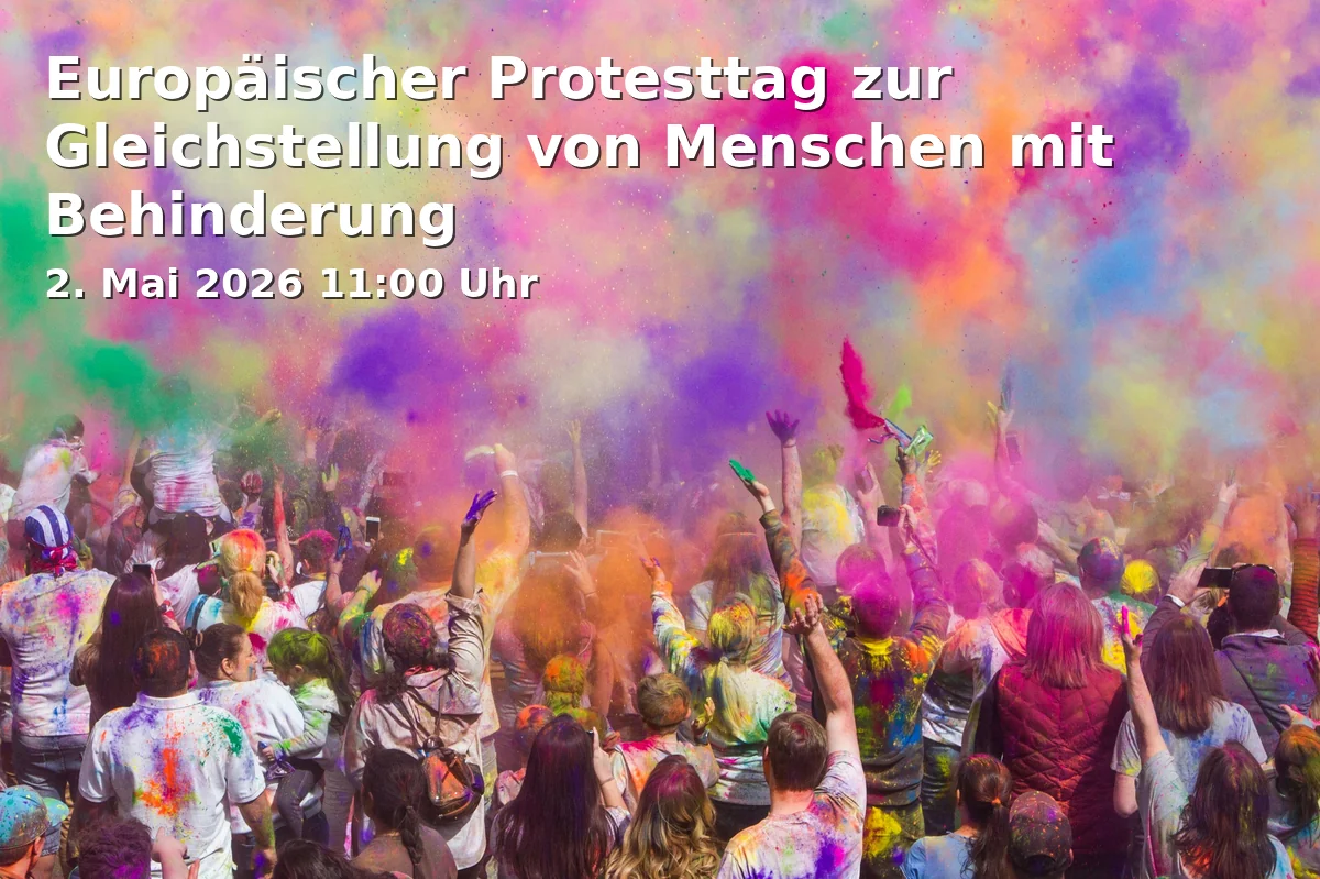 Event: European Protest Day for the Equal Rights of People with Disabilities