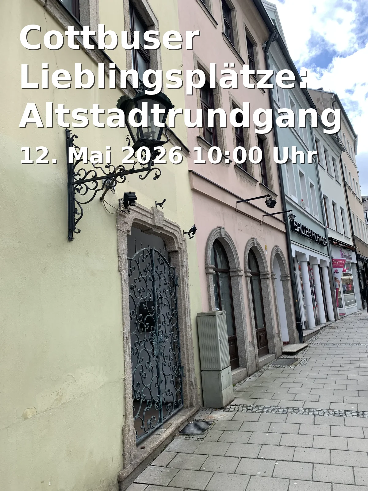 Event: Cottbus Favorite Places: Old Town Tour (Tue)