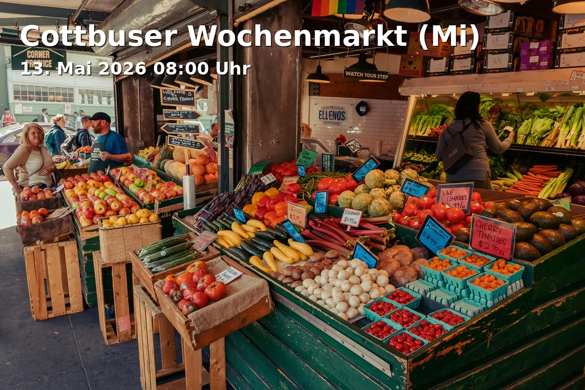 Event: Cottbus Weekly Market (Wed)
