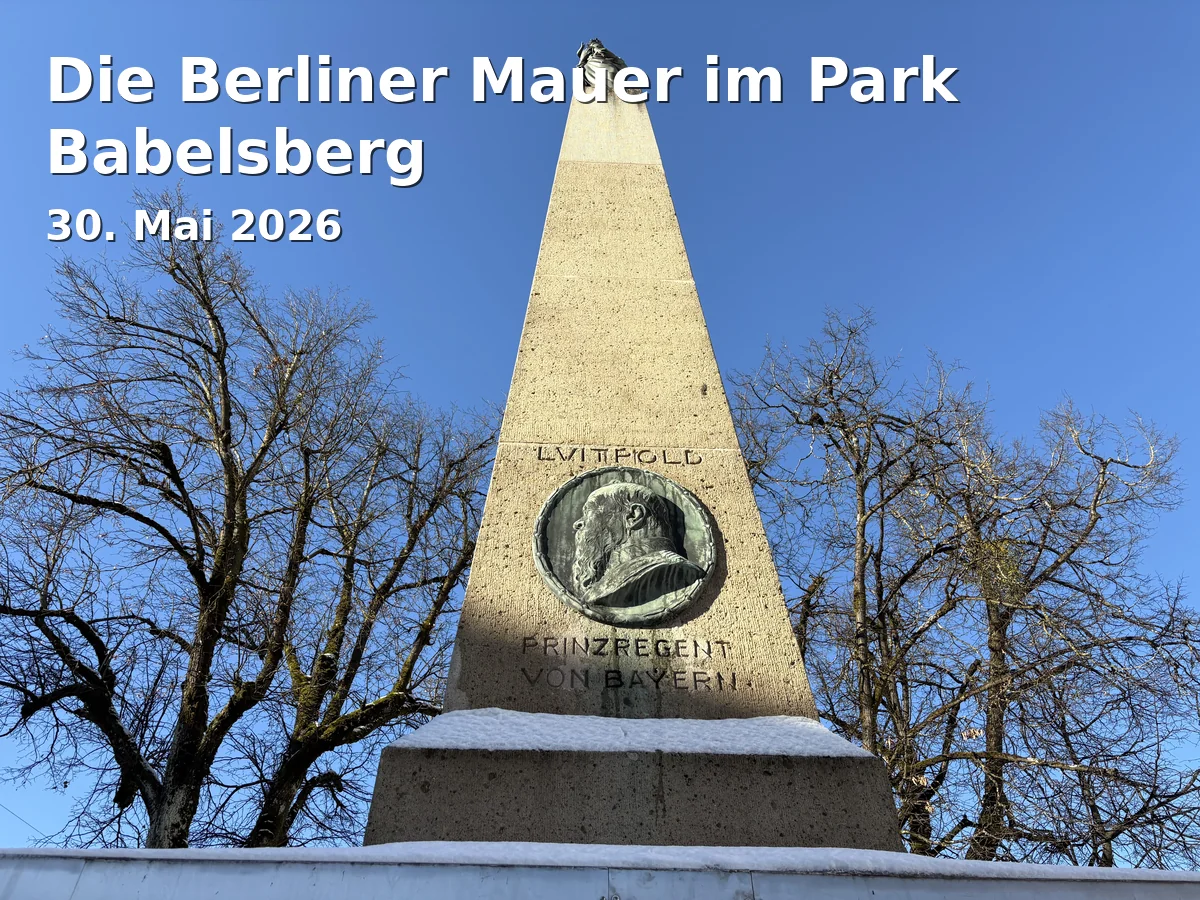 Event: The Berlin Wall in Babelsberg Park