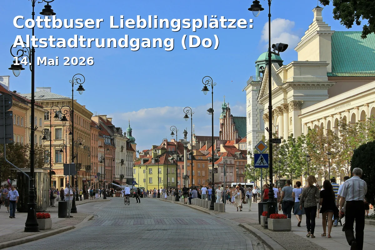 Cottbus Favorite Spots: Old Town Tour (Thu)