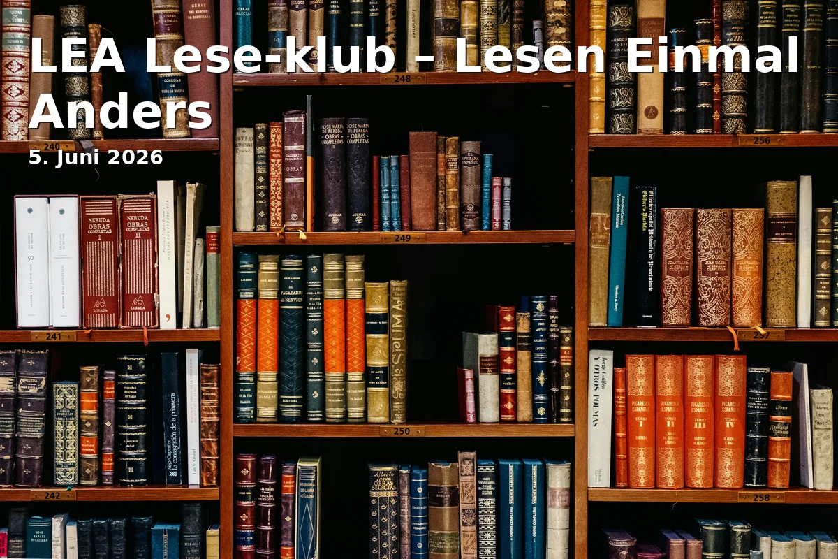 Event: LEA Reading Club – Reading Differently