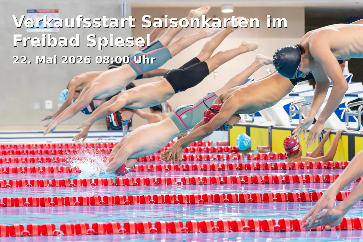 Event: Start of Season Ticket Sales at Spiesel Swimming Pool