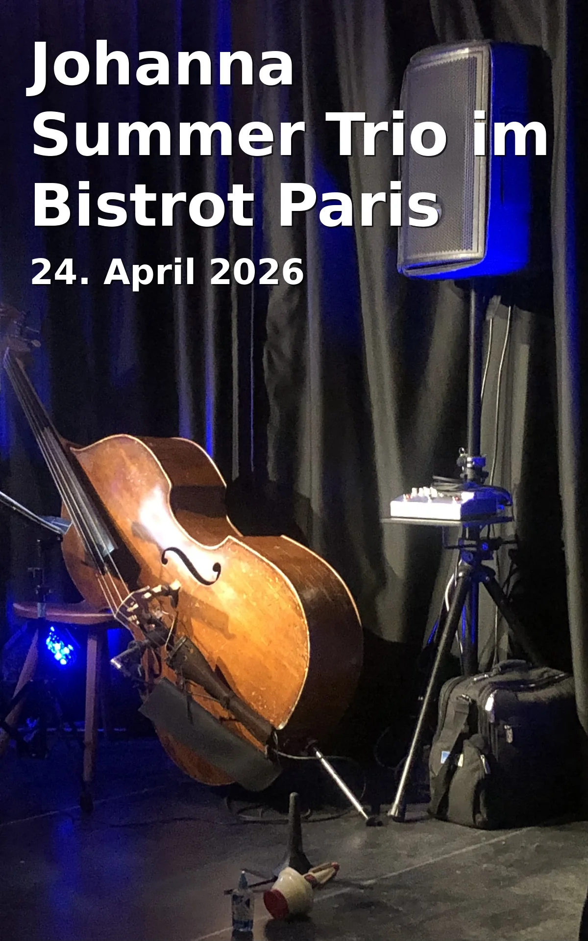 Event: Johanna Summer Trio at Bistrot Paris in Bistrot Paris, Max-Reger-Str. 12, 92637 Weiden on 24. April 2026