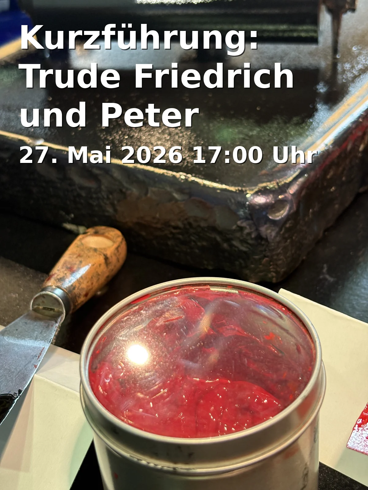 Event: Kurzführung: Trude Friedrich und Peter Sauerer „GENAU GENUG“