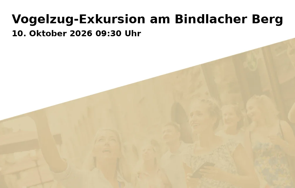 Event: Bird Migration Excursion at Bindlach Mountain