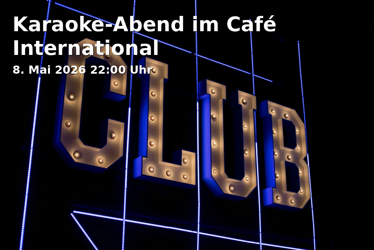 Karaoke-Abend im Café International