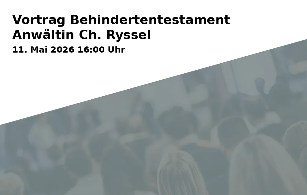 Lecture on Disability Will Lawyer Ch. Ryssel
