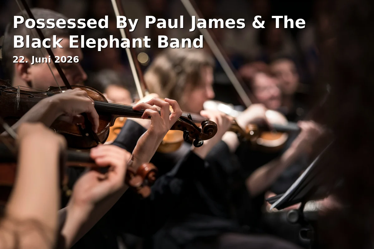 Event: Possessed By Paul James & The Black Elephant Band in Kopf und KragenTheresienstr. 990762 Fürth09118109834info@con-action.nethttp://www.kopfundkragen-club.de on 22. Juni 2026