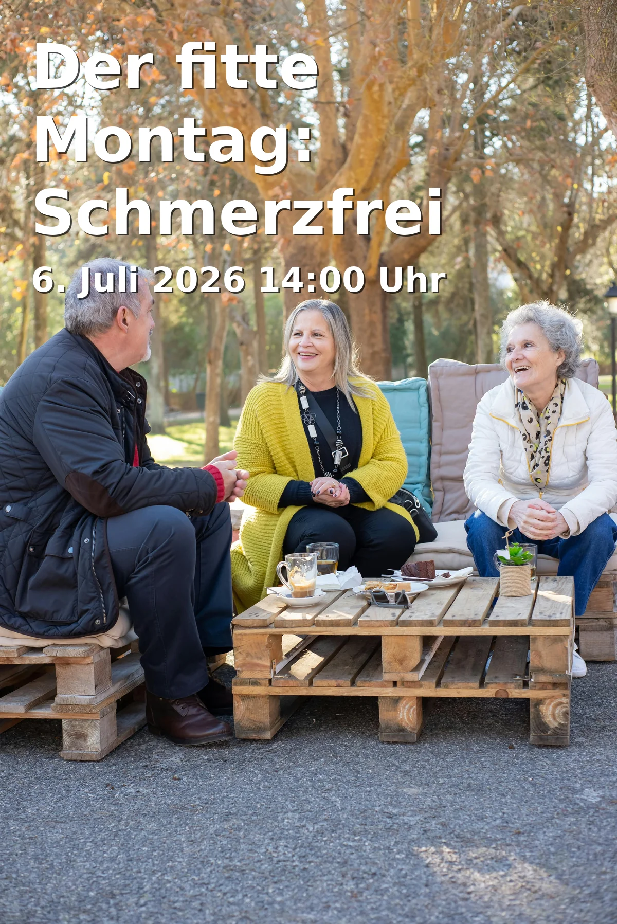 Event: Der fitte Montag: Schmerzfrei älter werden in vhs Fürth, Hirschenstraße 27/29, 90762 Fürth on 6. Juli 2026