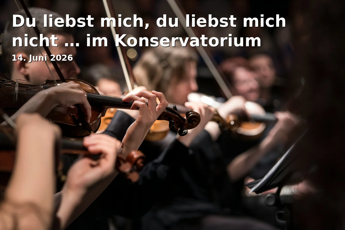 Event: You love me, you don't love me … at the Conservatory