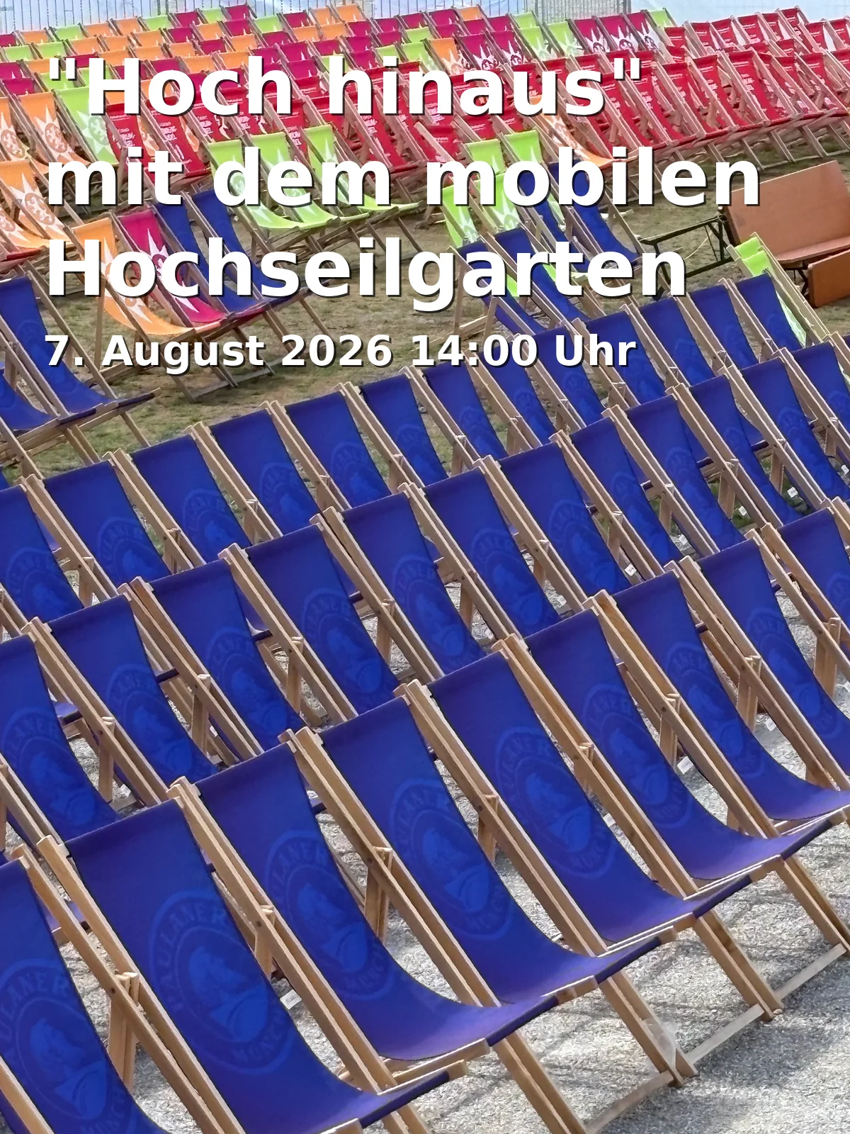 Event: "Hoch hinaus" mit dem mobilen Hochseilgarten