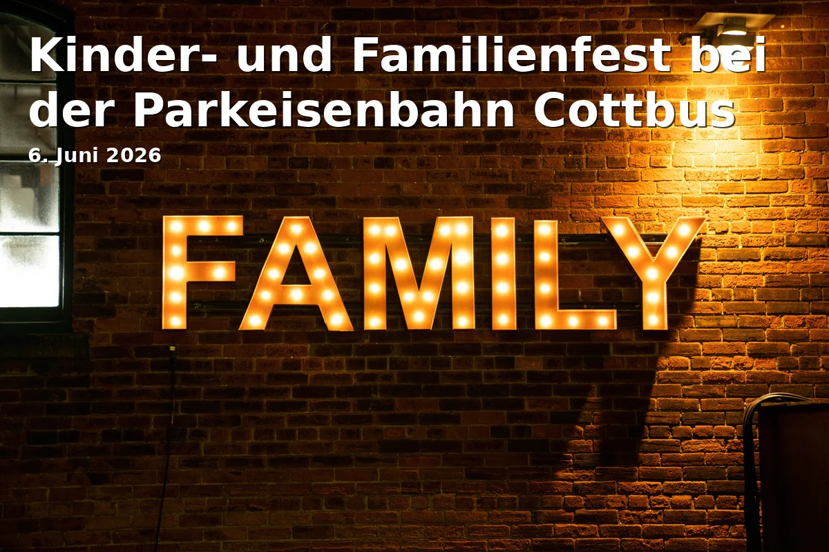 Event: Children and Family Festival at the Park Railway Cottbus
