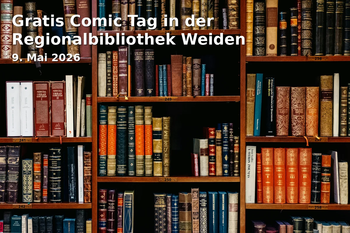 Event: Gratis Comic Tag in der Regionalbibliothek Weiden
