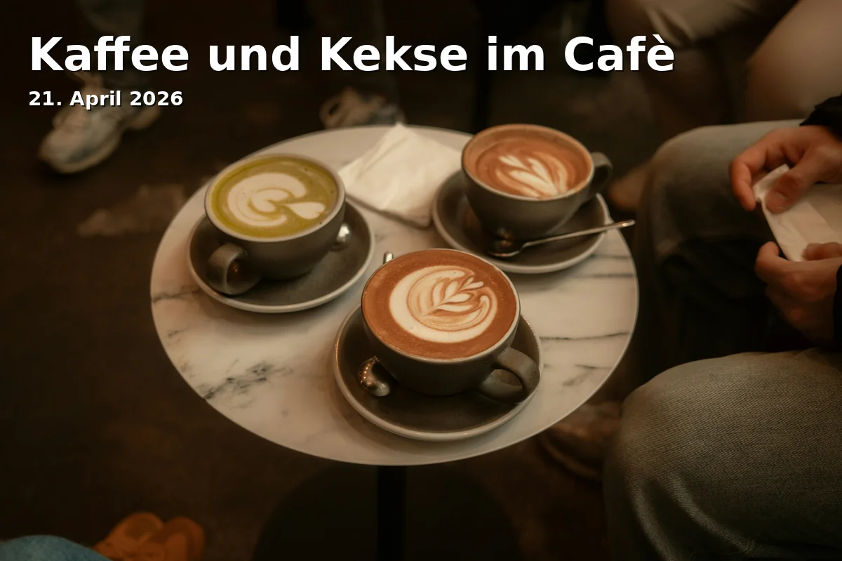 Coffee and Cookies in the Café