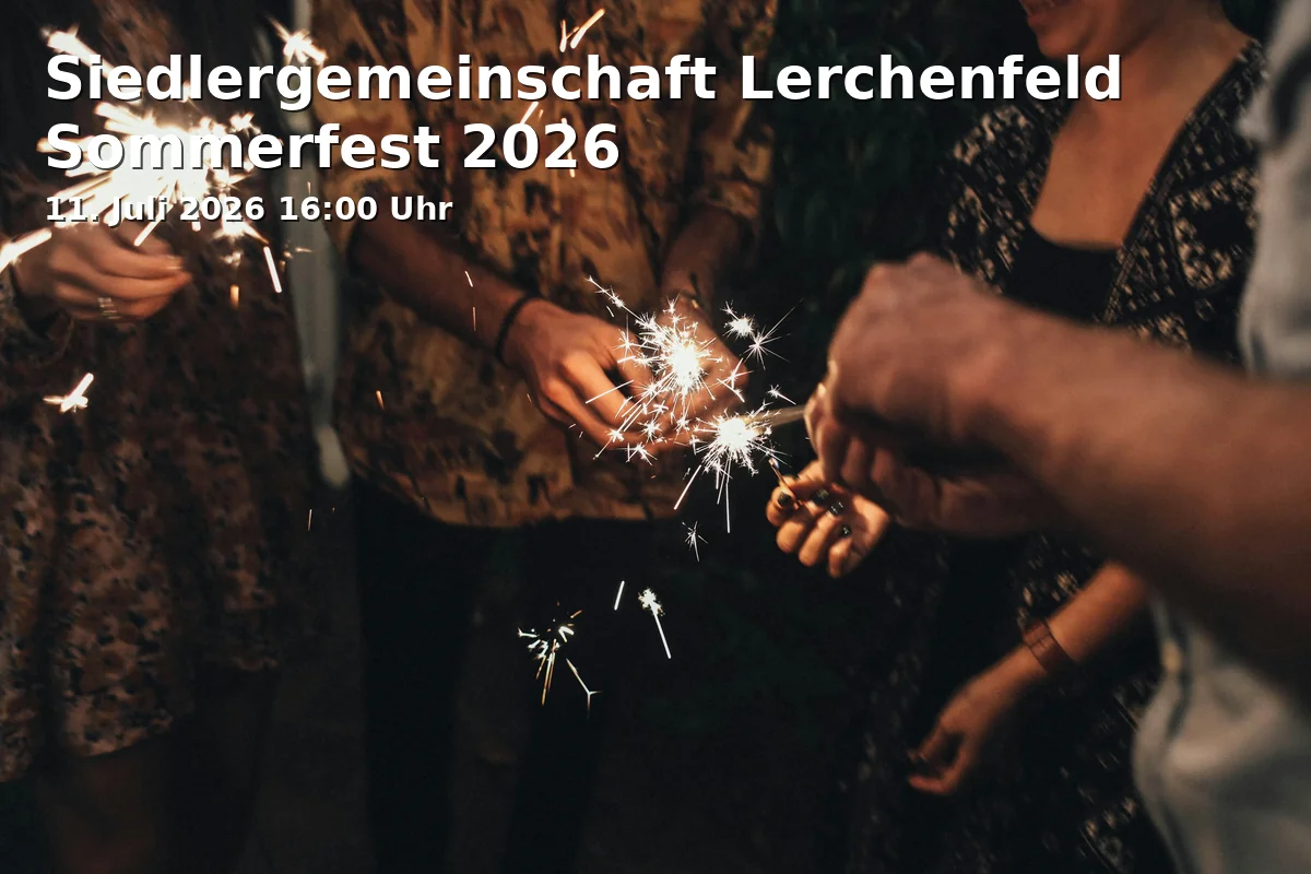 Event: Siedlergemeinschaft Lerchenfeld Sommerfest 2026