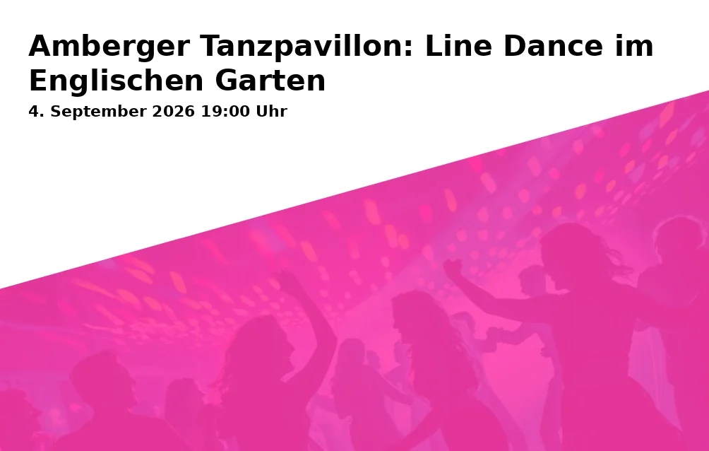 Event: Amberger Tanzpavillon: Line Dance im Englischen Garten