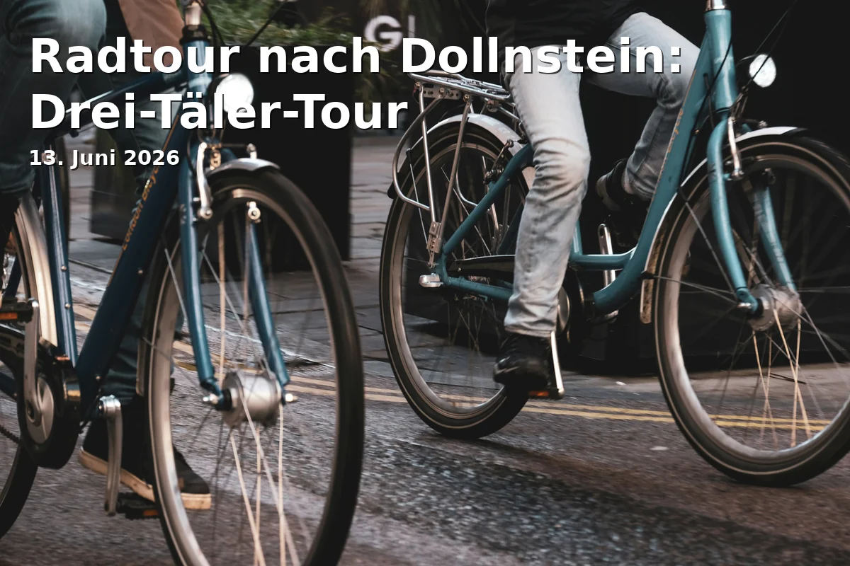 Event: Cycling Tour to Dollnstein: Three-Valley Tour