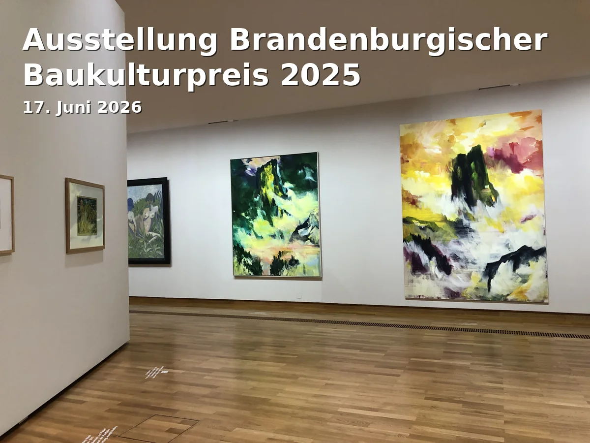 Event: Exhibition of the Brandenburg Architecture Prize 2025
