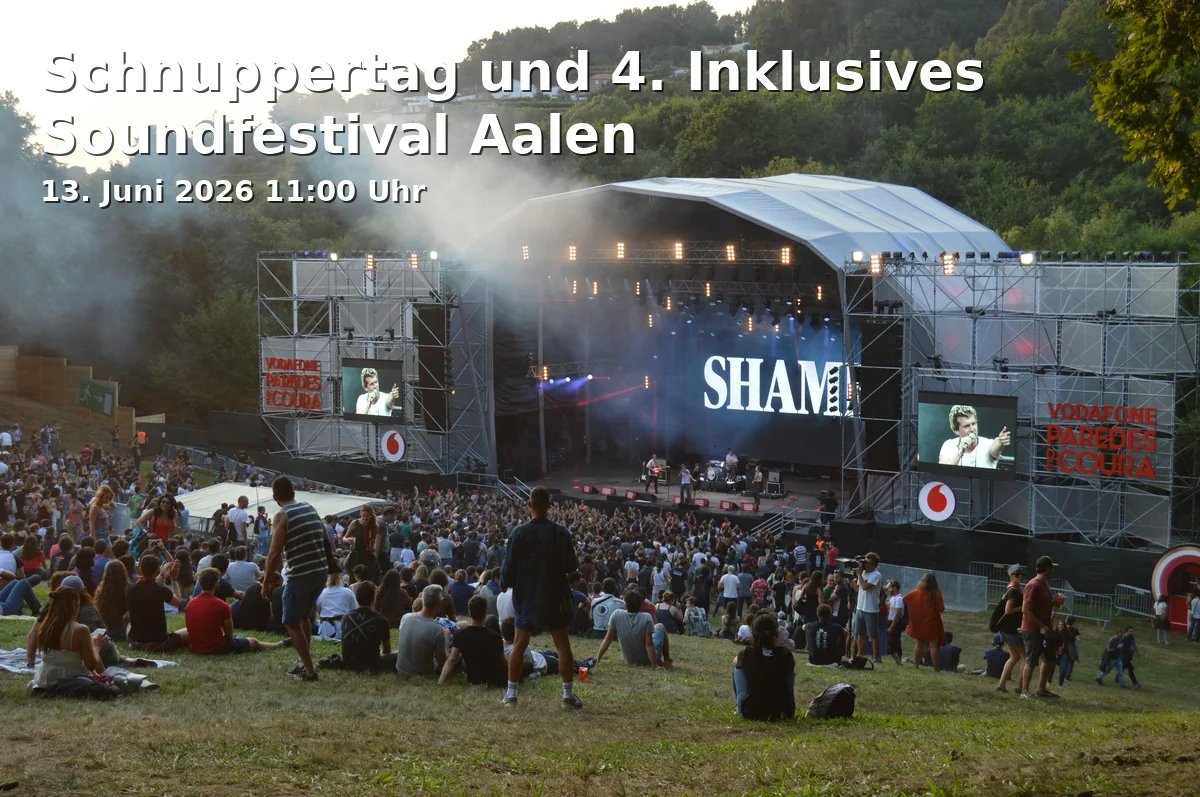Event: Trial Day and 4th Inclusive Sound Festival Aalen