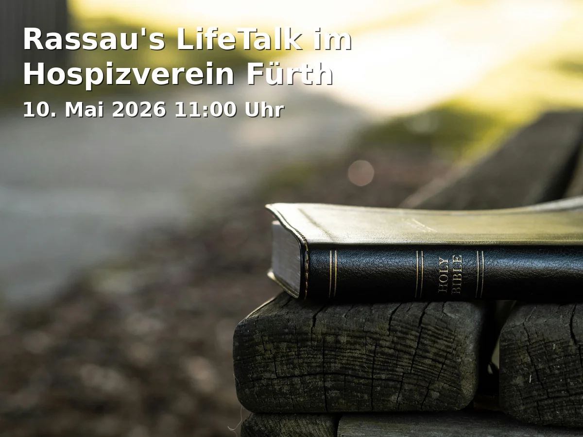 Event: Rassau's LifeTalk im Hospizverein Fürth