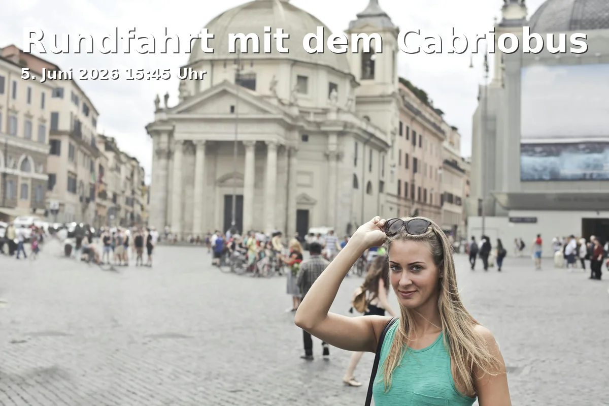 Rundfahrt mit dem Cabriobus