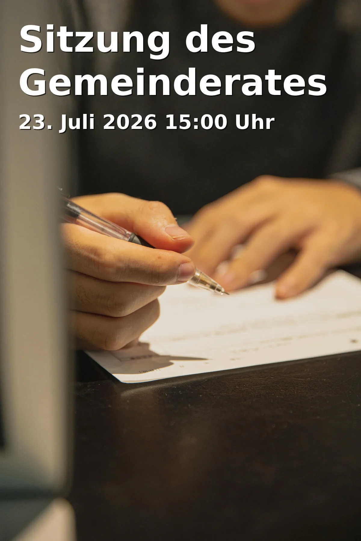 Event: Meeting of the Municipal Council