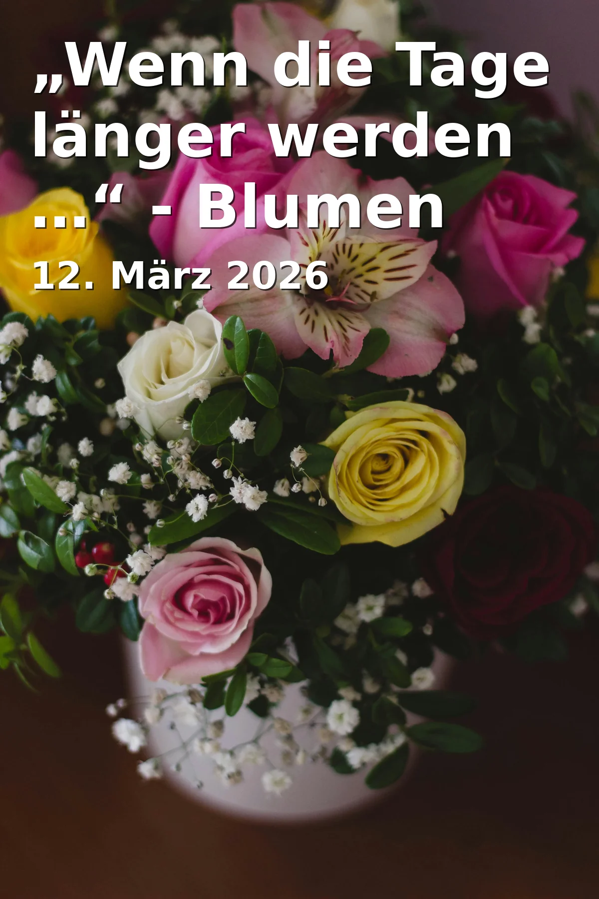 Event: „Wenn die Tage länger werden …“ - Blumen und Landschaften von Prof. Hannes Döllel