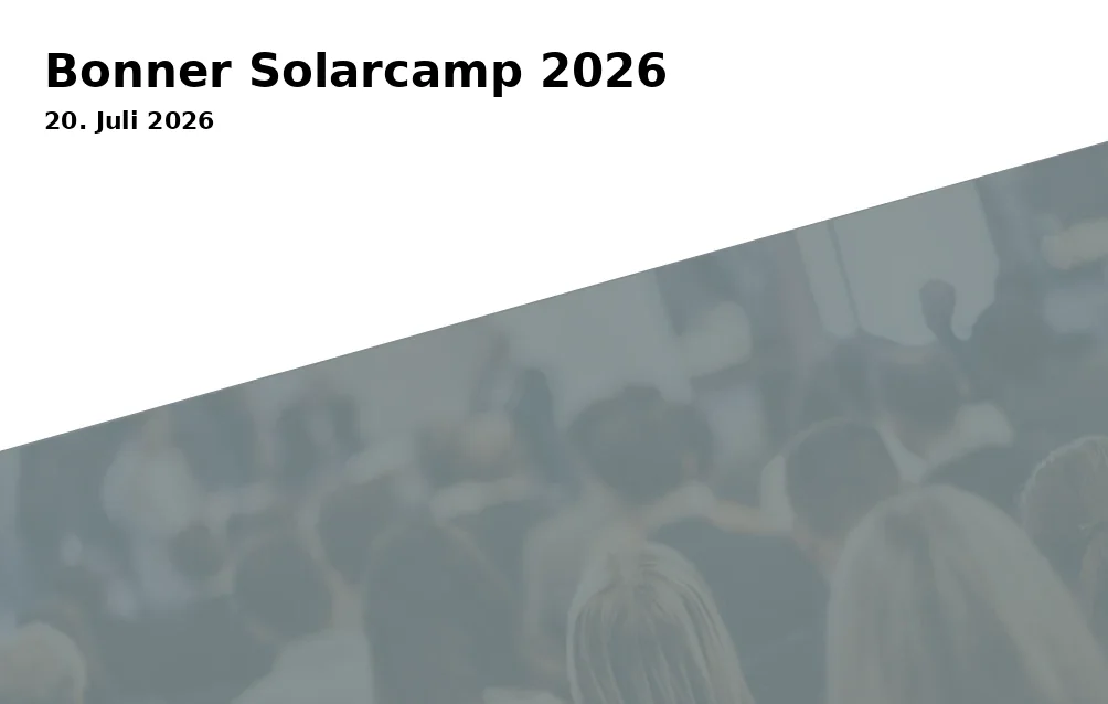 Event: Bonn Solar Camp 2026