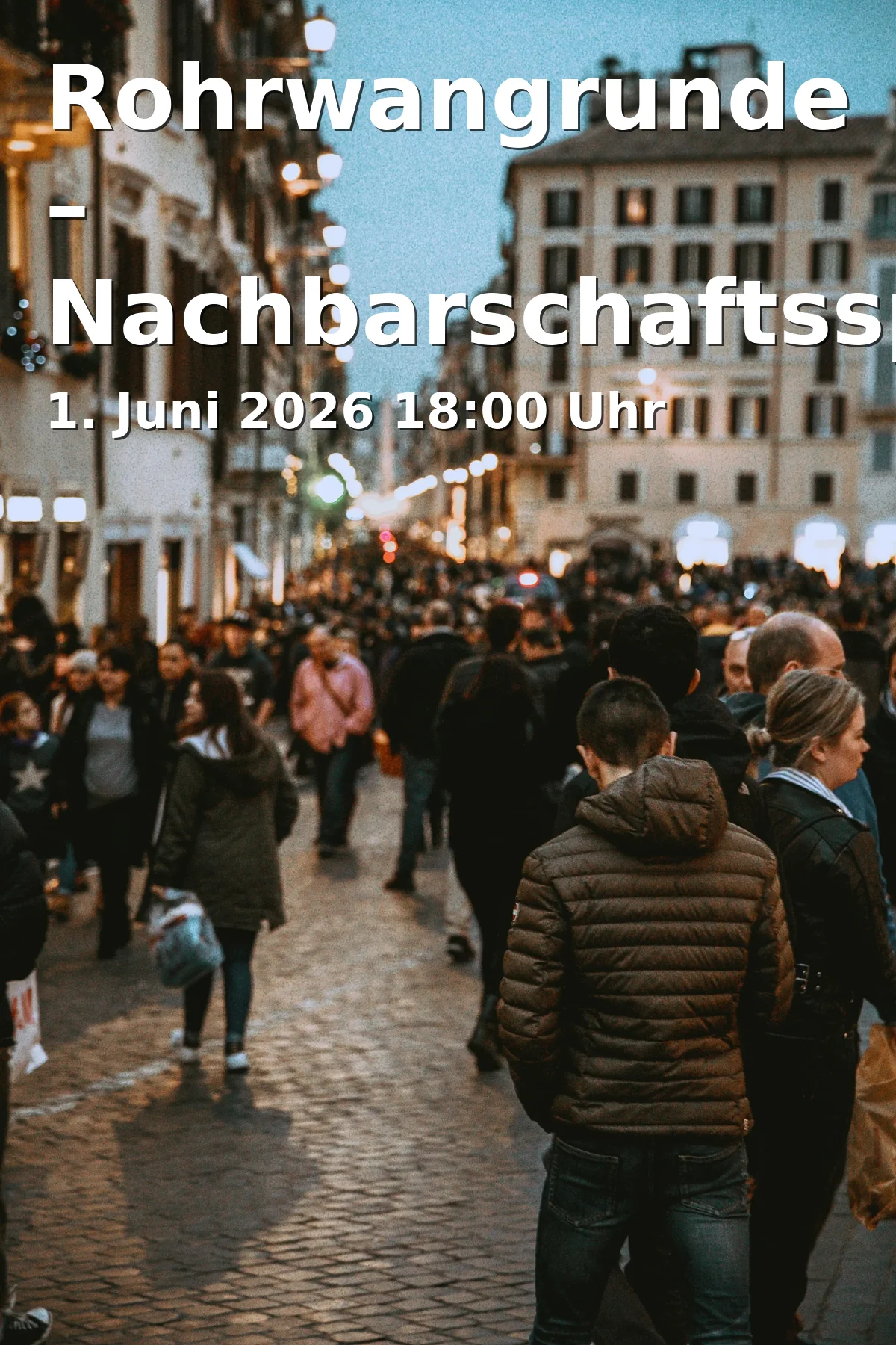 Event: Rohrwangrunde – Neighborhood Walk in Rohrwang