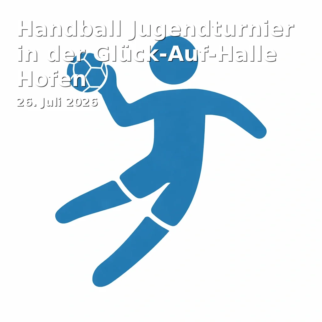 Event: Handball Jugendturnier in der Glück-Auf-Halle Hofen