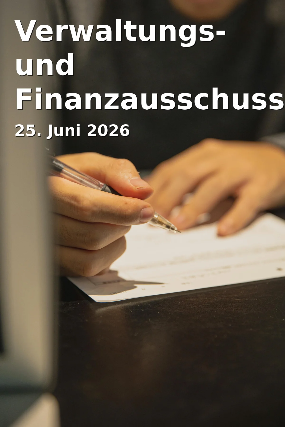 Event: Administrative and Finance Committee Meeting