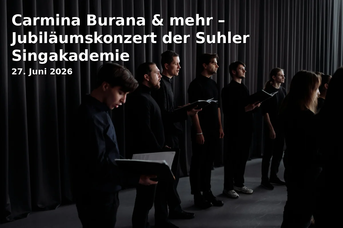 Event: Carmina Burana & mehr – Jubiläumskonzert der Suhler Singakademie