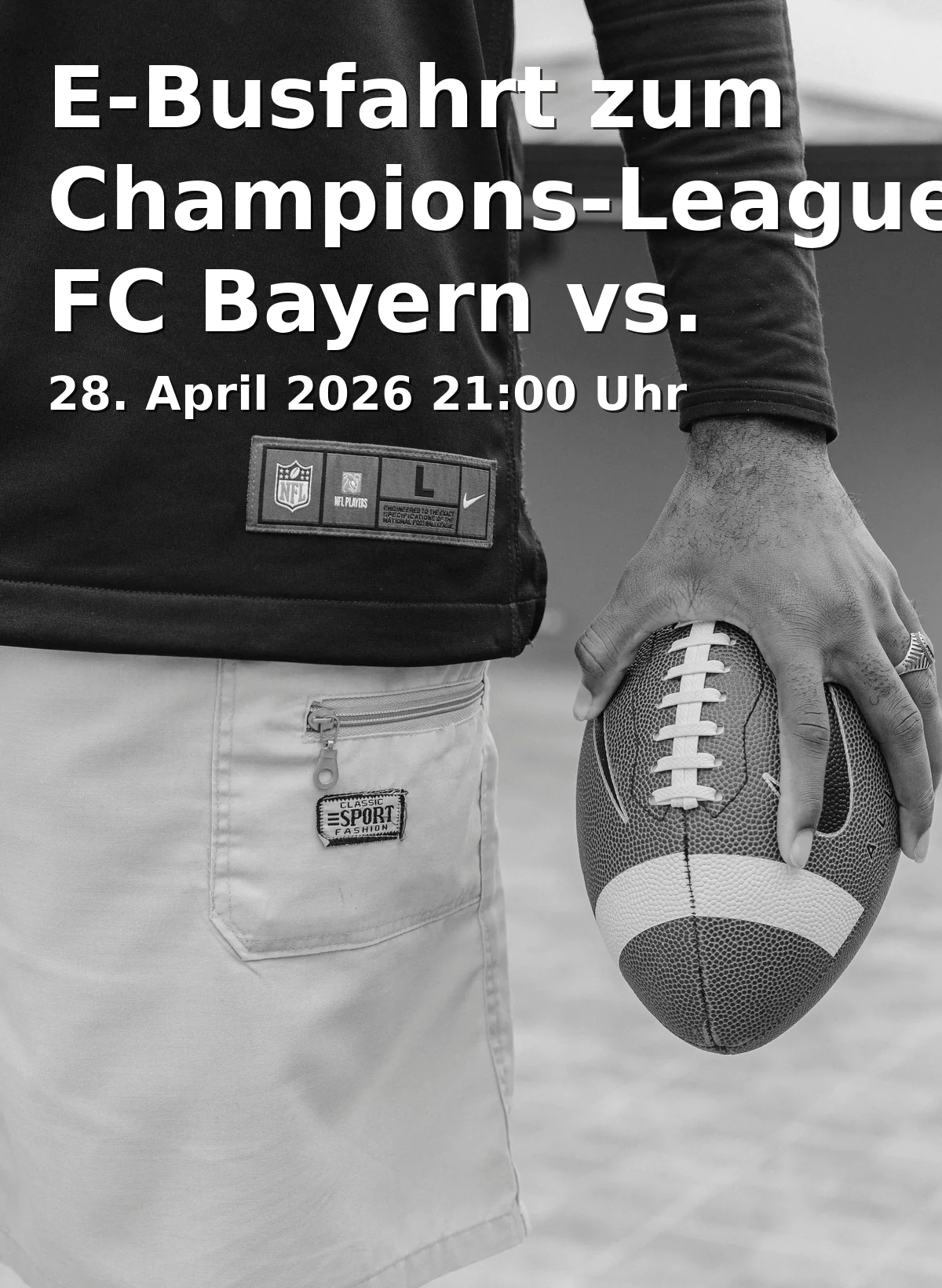 E-Busfahrt zum Champions-League-Spiel FC Bayern vs. PSG