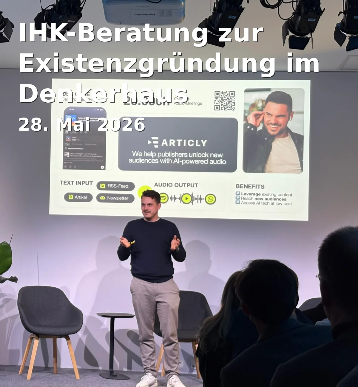 Event: IHK Consulting on Business Start-up in the Thinkers' House