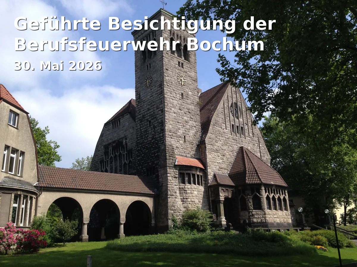 Geführte Besichtigung der Berufsfeuerwehr Bochum